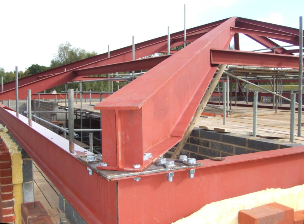 Structural design for new roof on school building, Cranbrook, South London