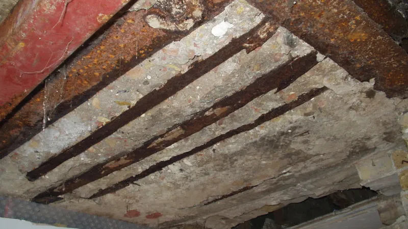 Survey of corroded filler joists in Ramsgate