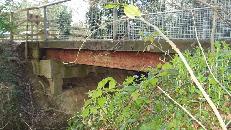 Bridge inspection in Hamstreet