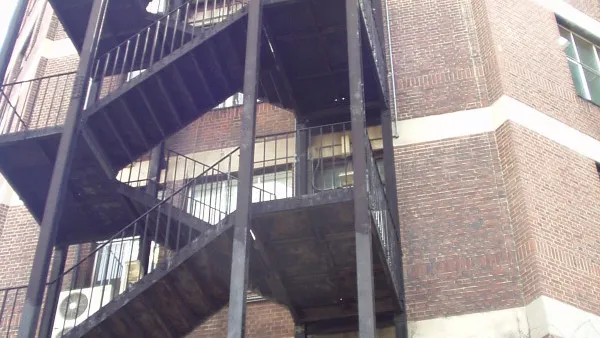 Condition report on a fire escape staircase in Paddington