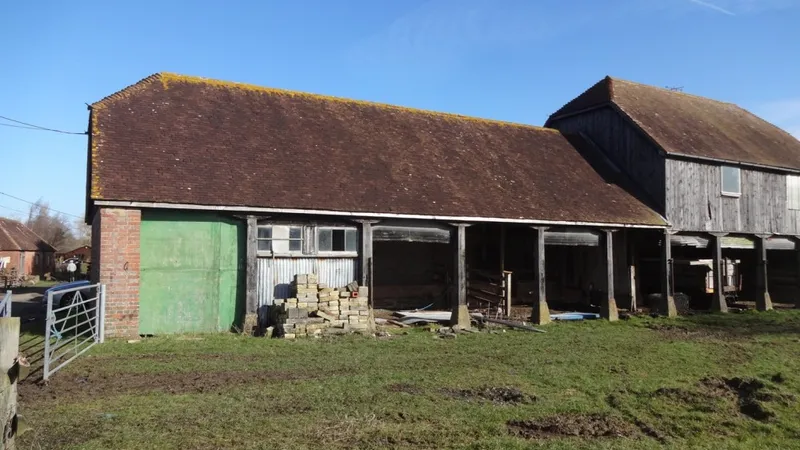 Barn conversion in Frittenden - Before